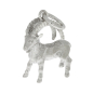 Preview: preciouse lane - Anhänger 925 Silber rhodiniert Tierkreiszeichen STEINBOCK