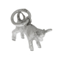 Preview: Sterlingsilber Schmuckanhänger Stier – Tierkreiszeichen Anhänger aus massivem 925 Silber