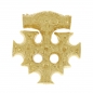 Preview: celtic field - Anhänger Hiddenseekreuz (mittlere Größe) massiv 585 Gold