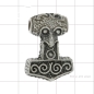 Preview: Thors-Thors-Hammer-massiv-SIlber-925-Antik-geschwärzt-aus-Schonen-925--Silber-antik