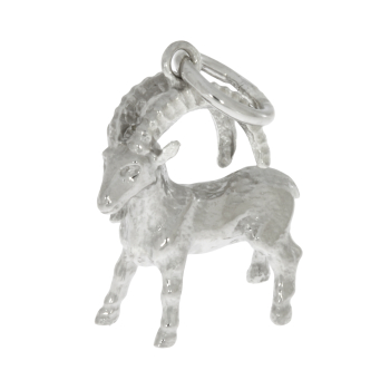 preciouse lane - Anhänger 925 Silber rhodiniert Tierkreiszeichen STEINBOCK