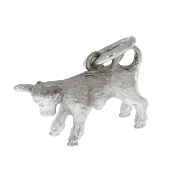 Preview: preciouse lane - Anhänger 925 Silber rhodiniert Tierkreiszeichen STIER