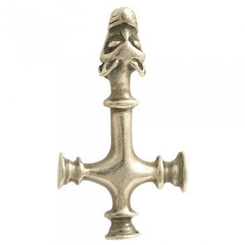 celtic field - Anhänger Thors Hammer aus Island (Wolfskreuz) 925 Silber antik