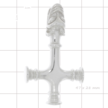 Anhänger Thors Hammer aus Island (Wolfskreuz) 925 Silber