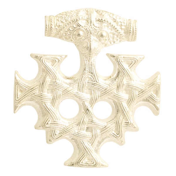 celtic field - Anhänger Hiddenseekreuz groß einseitig 925 Silber