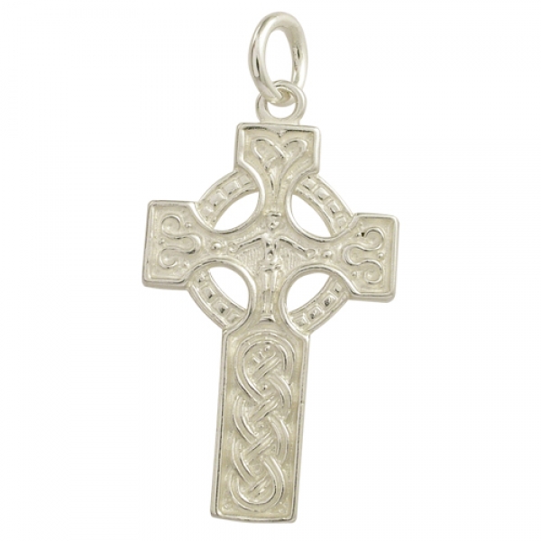 celtic field - Anhänger Keltisches Kreuz 925 Silber