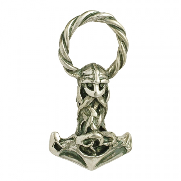 Thors Hammer in Silber antik