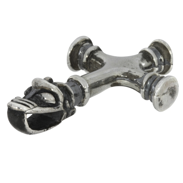 Anhänger Thors Hammer aus Island (Wolfskreuz) 925 Silber